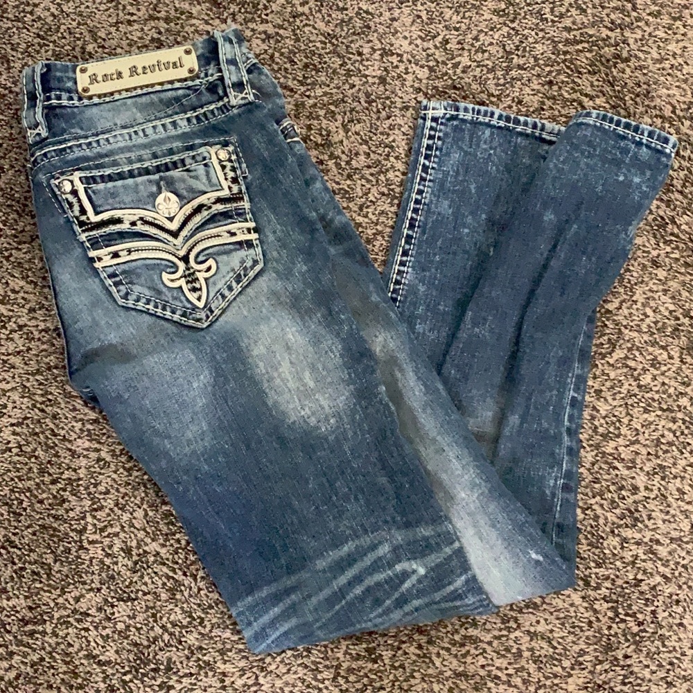RARE Avery straight. ACID WASH
